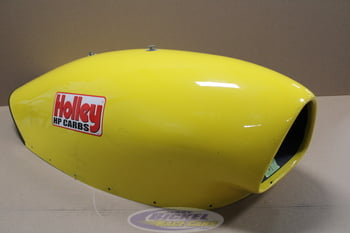 USED Carbon F1 Hood Scoop and Dual Isolator Tray(Yellow)